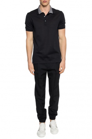 Polo shirt with decorative collar, zdjęcie 2 Polo shirt with decorative collar od Salvatore Ferragamo